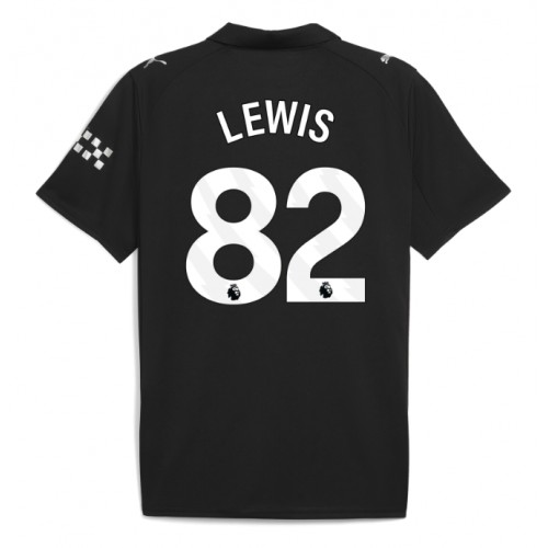 Stroje piłkarskie Manchester City Rico Lewis #82 Koszulka Wyjazdowej 2025-26 Krótki Rękaw